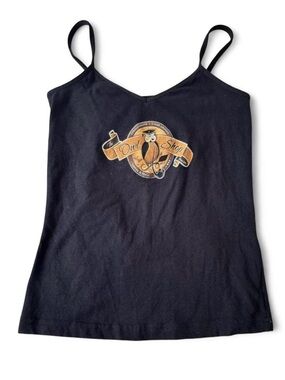 Vintage “Owl Shop” Graphic Camisole Tank Top